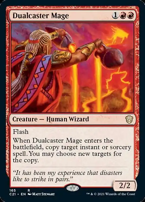 MtG Commander 2021 Rare Dualcaster Mage #165