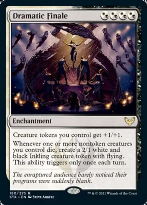 Magic The Gathering Strixhaven School of Mages Single Card Rare Dramatic  Finale 180 Foil - ToyWiz
