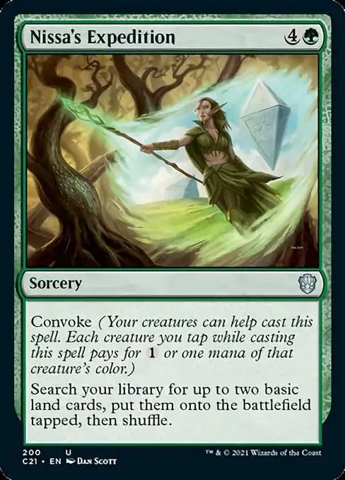 Magic The Gathering Commander 2021 Single Card Uncommon Nissas Expedition  200 - ToyWiz