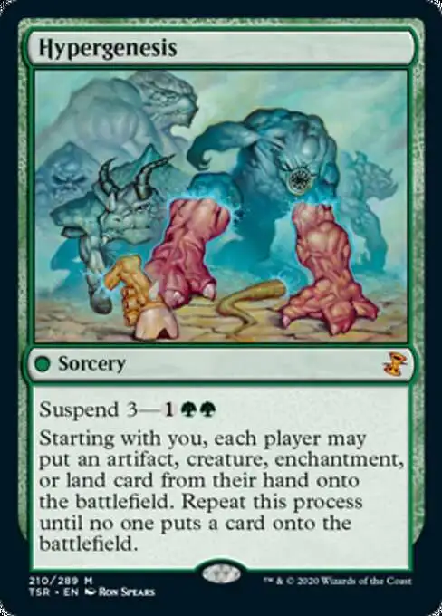MtG Trading Card Game Time Spiral Remastered Mythic Rare Foil Hypergenesis #210