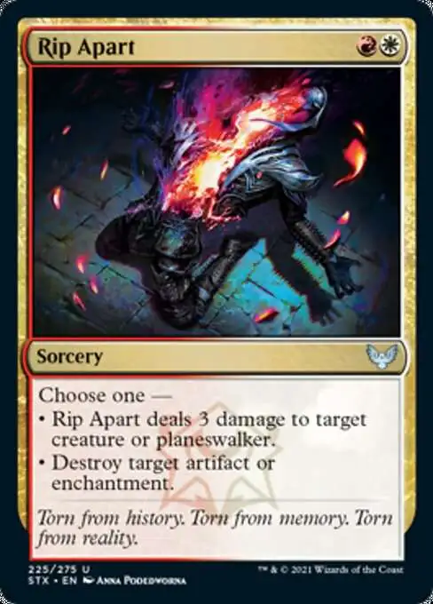 MtG Strixhaven: School of Mages Uncommon Rip Apart #225