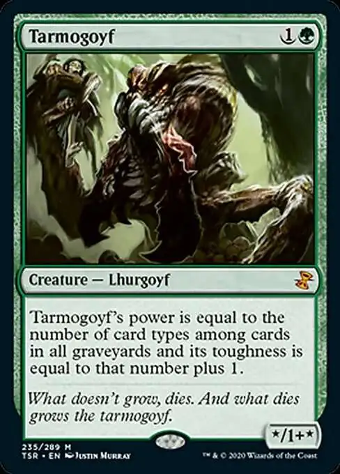 MtG Trading Card Game Time Spiral Remastered Mythic Rare Tarmogoyf #235