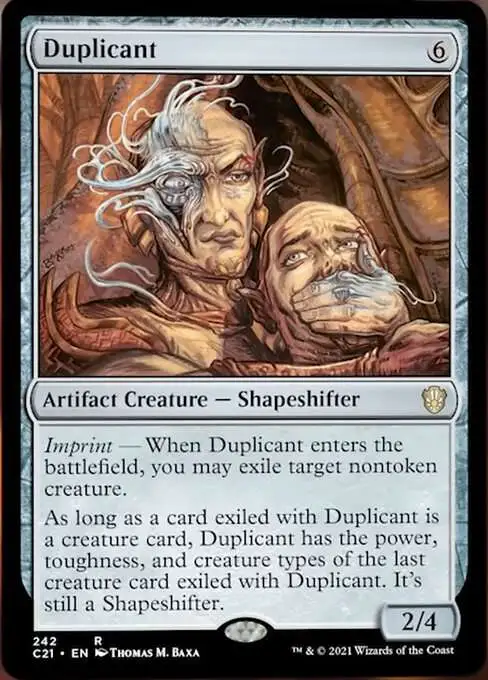 Magic The Gathering Commander 2021 Single Card Rare Duplicant 242 - ToyWiz