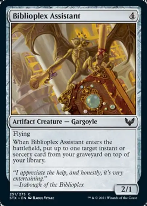 MtG Strixhaven: School of Mages Common Biblioplex Assistant #251