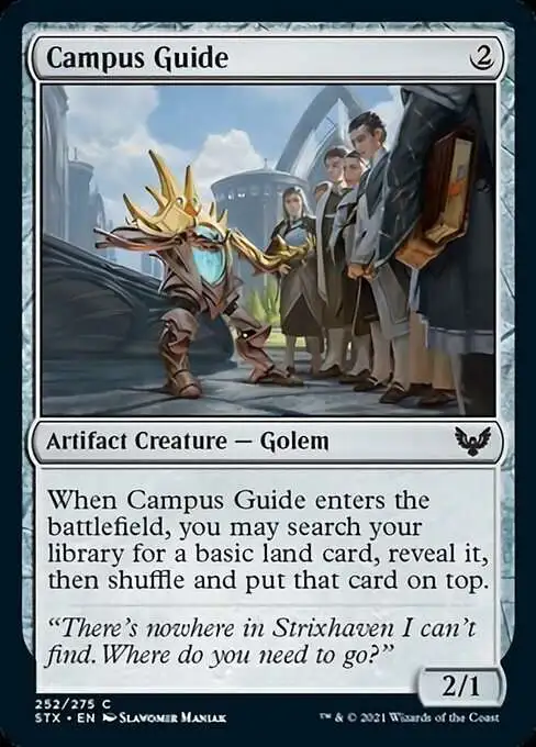 MtG Strixhaven: School of Mages Common Foil Campus Guide #252