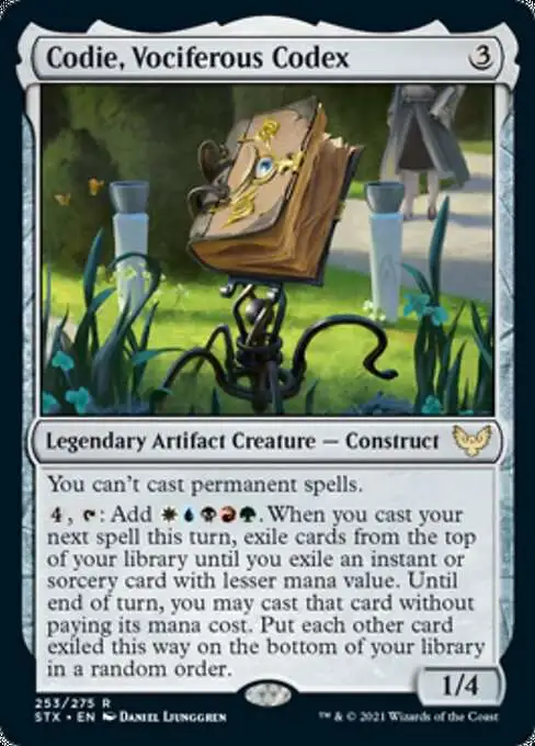 MtG Strixhaven: School of Mages Rare Codie, Vociferous Codex #253