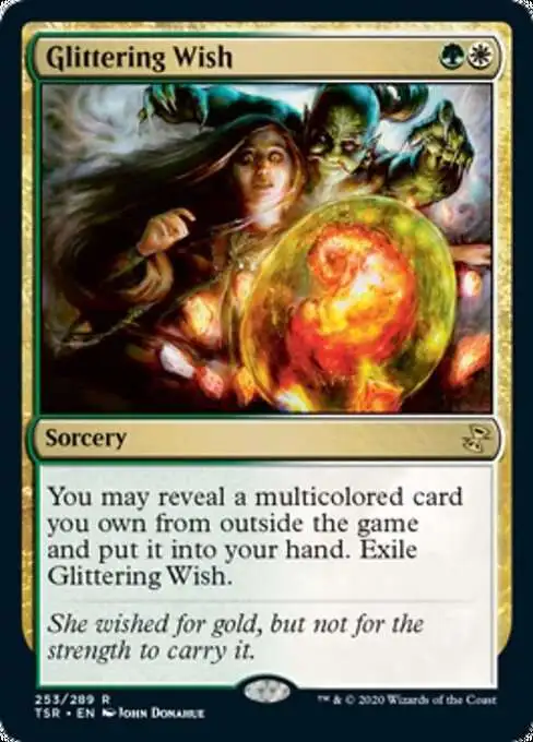 MtG Trading Card Game Time Spiral Remastered Rare Foil Glittering Wish #253