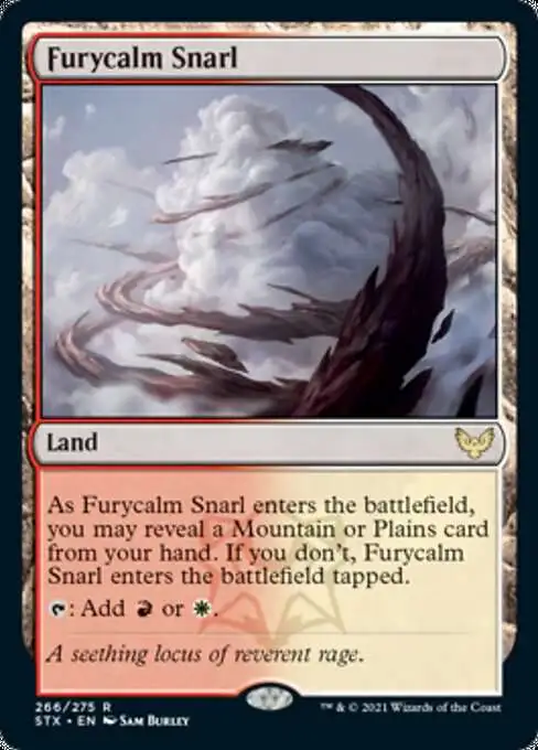 MtG Strixhaven: School of Mages Rare Furycalm Snarl #266