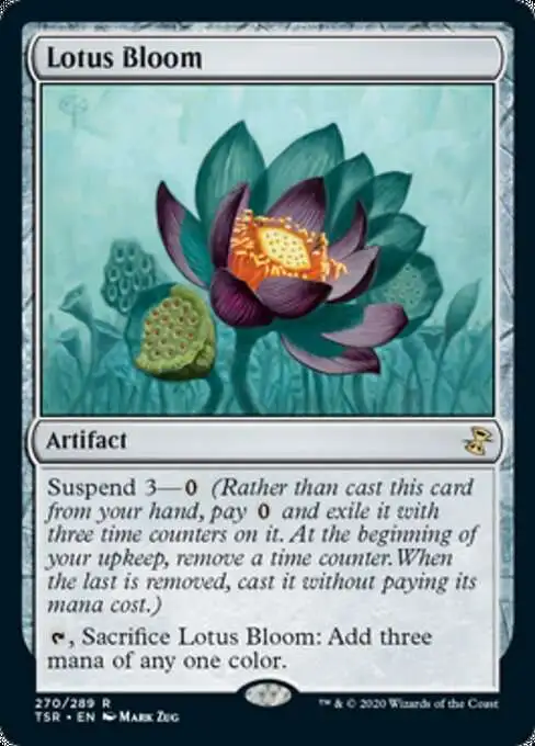 MtG Trading Card Game Time Spiral Remastered Rare Lotus Bloom #270