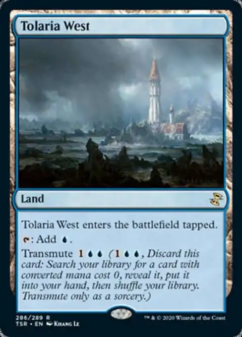 MtG Trading Card Game Time Spiral Remastered Rare Tolaria West #286