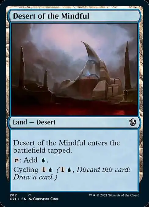 MtG Commander 2021 Common Desert of the Mindful #287