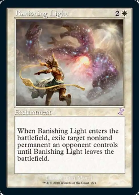 MtG Trading Card Game Time Spiral Remastered Timeshifted Banishing Light #291 [Timeshifted]