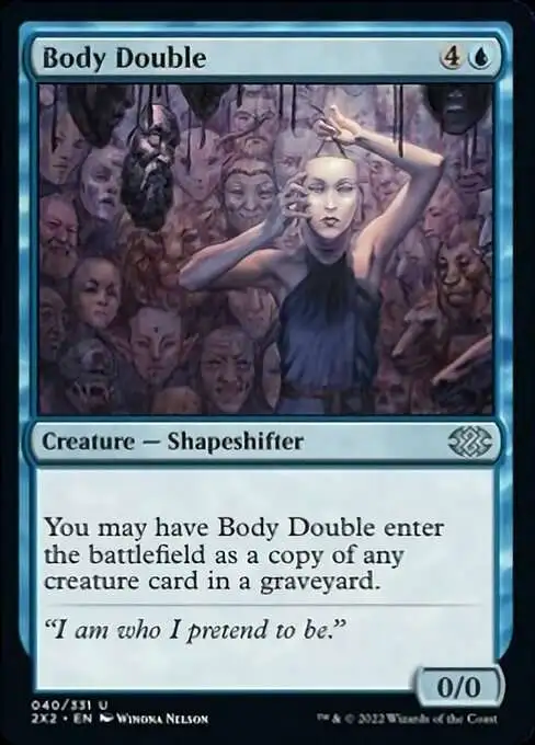 MtG Trading Card Game Double Masters 2022 Uncommon Body Double #40