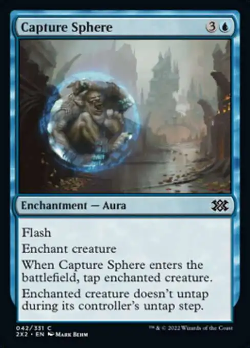 MtG Trading Card Game Double Masters 2022 Common Foil Capture Sphere #42