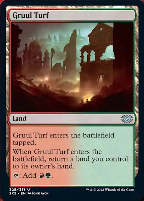 Magic The Gathering Trading Card Game Double Masters 2022 Single Card  Uncommon Gruul Turf 325 - ToyWiz