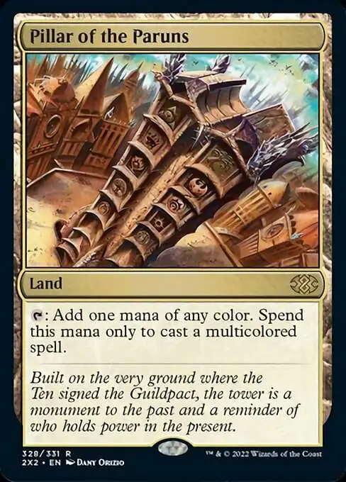 MtG Trading Card Game Double Masters 2022 Rare Pillar of the Paruns #328