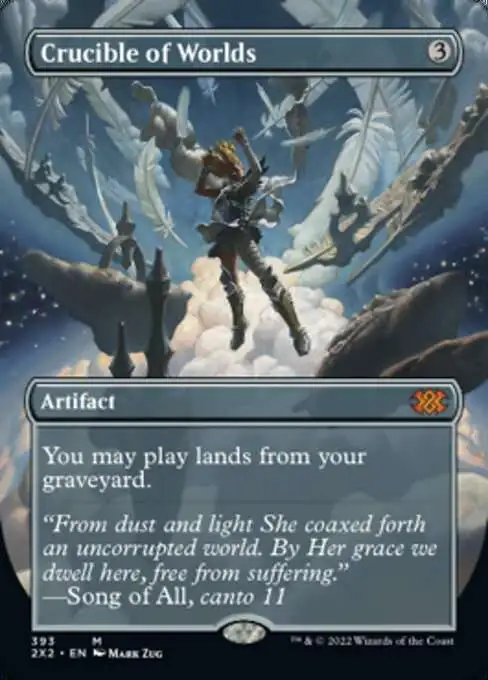 mtg double masters borderless cards Karn Liberated (Toppers) [Double Extended Art] Art by Franz Vohwinkel Magic The Gathering Trading Card