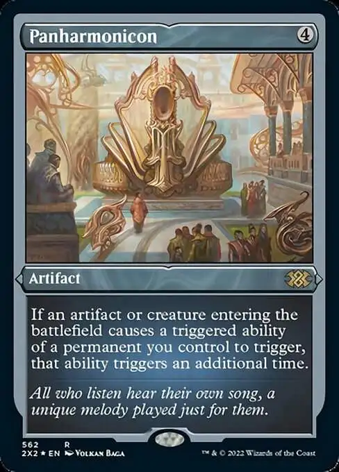 mtg cards like panharmonicon Magic The Gathering Trading Card Game Double Masters 2022 Single Card Rare 562 Etched Foil-Only Pure // Simple — Panharmonicon