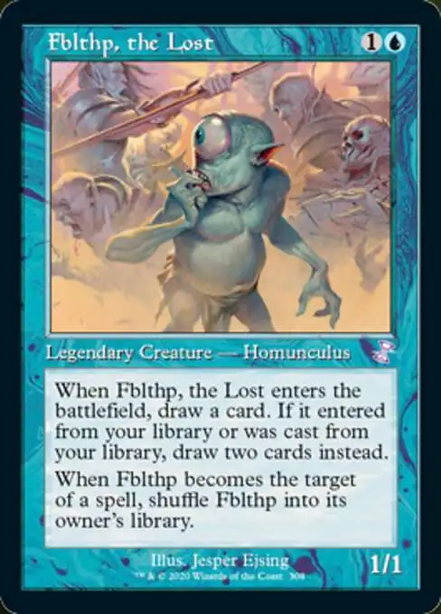 MtG Trading Card Game Time Spiral Remastered Timeshifted Fblthp, the Lost #308 [Timeshifted]