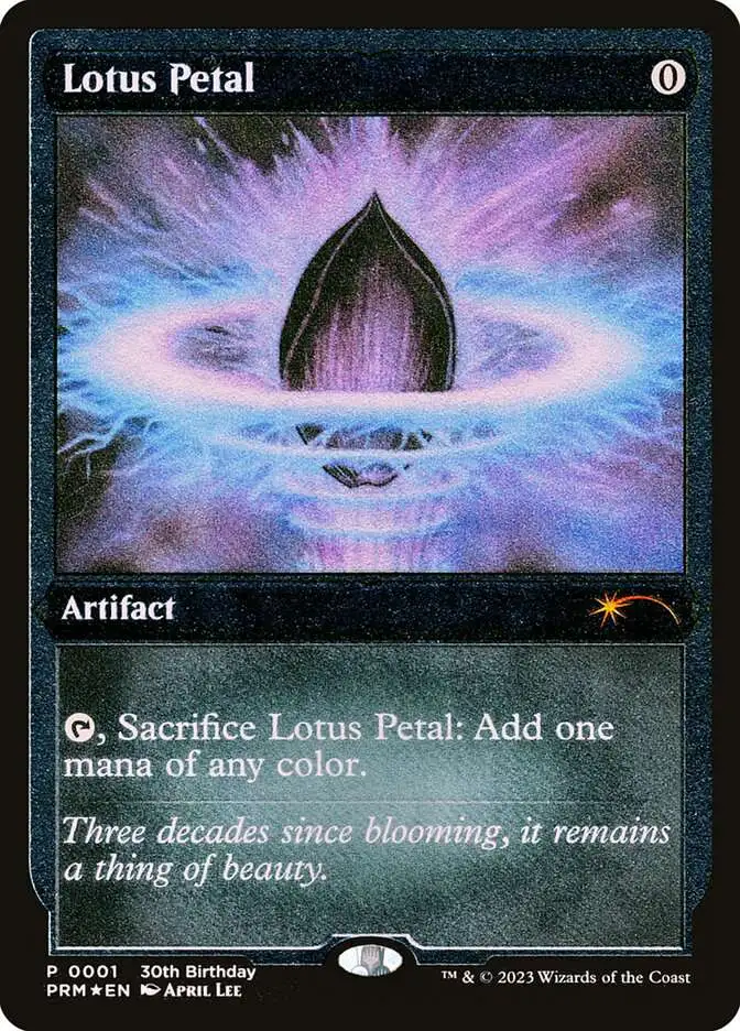MtG 30th Anniversary Misc Promos Mythic Rare Lotus Petal #1