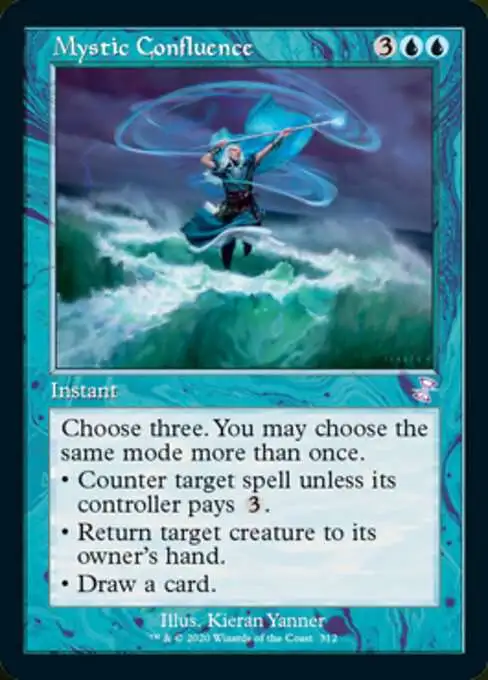 MtG Trading Card Game Time Spiral Remastered Timeshifted Mystic Confluence #312 [Timeshifted]