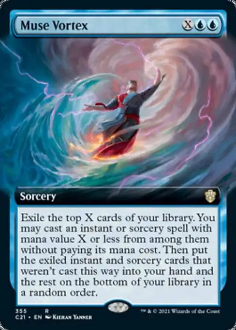 MtG Commander 2021 Rare Muse Vortex #355 [Extended Art]