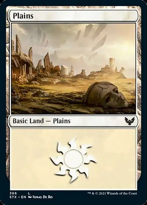 MtG Strixhaven: School of Mages Common Foil Plains #366