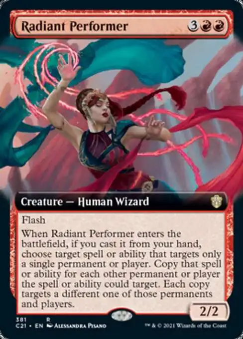 MtG Commander 2021 Rare Radiant Performer #381 [Extended Art]