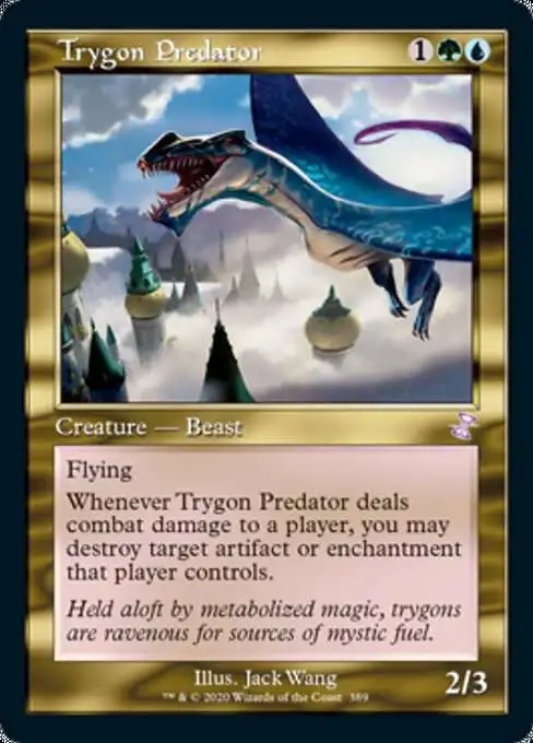 MtG Trading Card Game Time Spiral Remastered Timeshifted Trygon Predator #389 [Timeshifted]