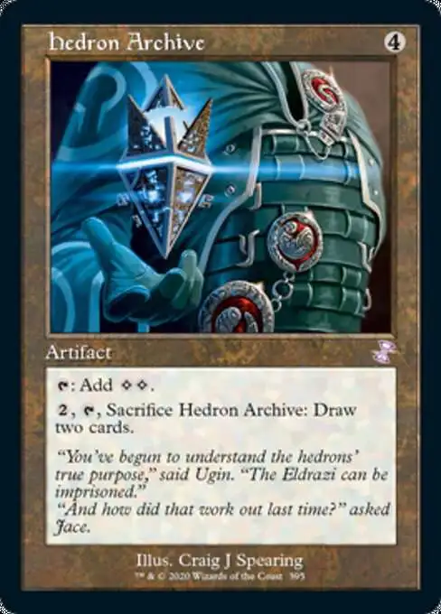 MtG Trading Card Game Time Spiral Remastered Timeshifted Hedron Archive #395 [Timeshifted]
