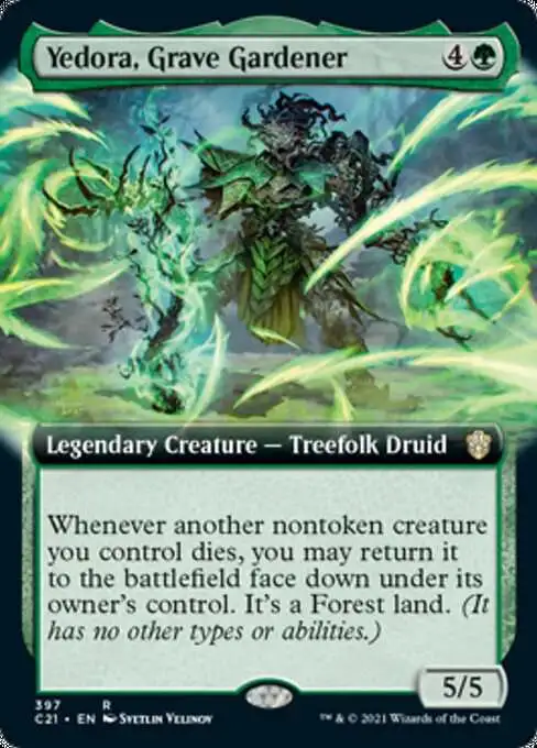 MtG Commander 2021 Rare Yedora, Grave Gardener #397 [Extended Art]