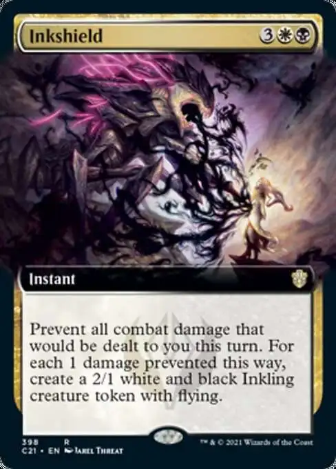 MtG Commander 2021 Rare Inkshield #398 [Extended Art]