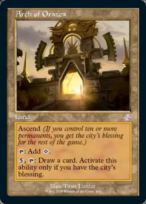 MtG Trading Card Game Time Spiral Remastered Timeshifted Arch of Orazca #404 [Timeshifted]