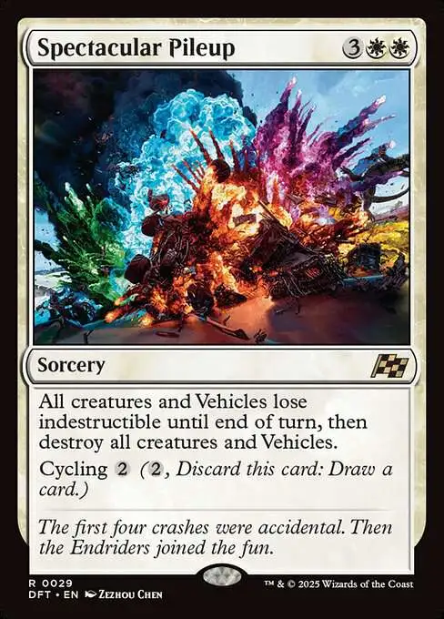 MtG Aetherdrift Rare Spectacular Pileup #29