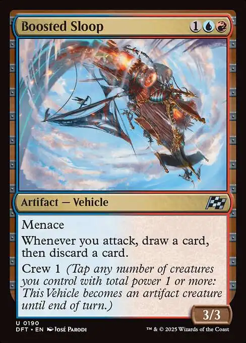 Magic The Gathering Aetherdrift Single Card Uncommon Boosted