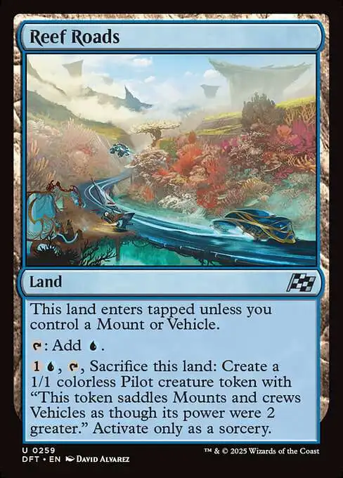 MtG Aetherdrift Uncommon Reef Roads #259