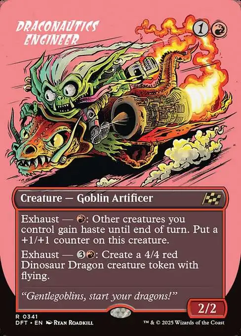 Magic The Gathering Aetherdrift Single Card Rare Draconautics Engineer ...