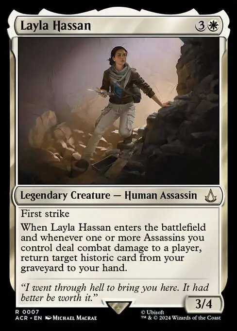 MtG Assassin's Creed Rare Layla Hassan #7