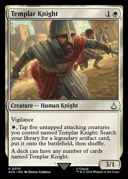MtG Assassin's Creed Uncommon Templar Knight #10