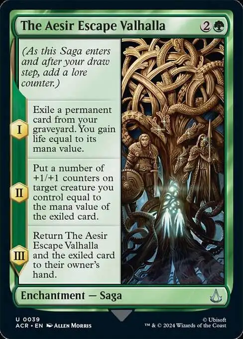 Magic The Gathering Assassins Creed Single Card Uncommon The Aesir Escape  Valhalla 39 - ToyWiz