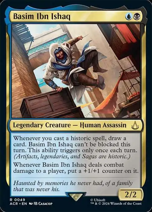 MtG Assassin's Creed Rare Basim Ibn Ishaq #49