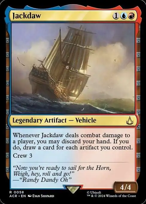 MtG Assassin's Creed Rare Jackdaw #58