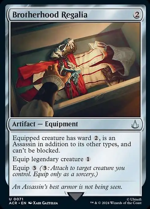 MtG Assassin's Creed Uncommon Brotherhood Regalia #71