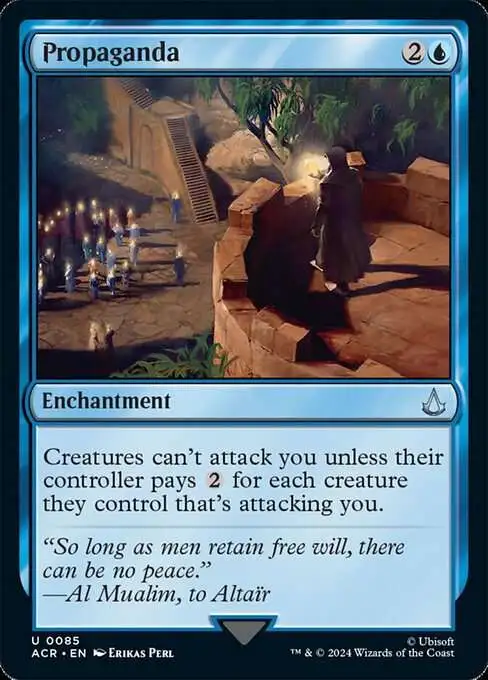 MtG Assassin's Creed Uncommon Propaganda #85