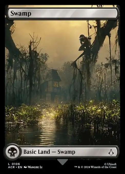 MtG Assassin's Creed Common Swamp #106