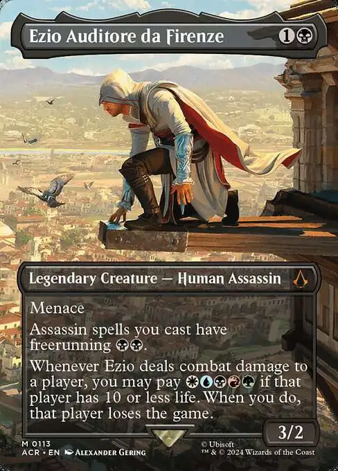MtG Assassin's Creed Mythic Rare Ezio Auditore da Firenze #113 [Scene]
