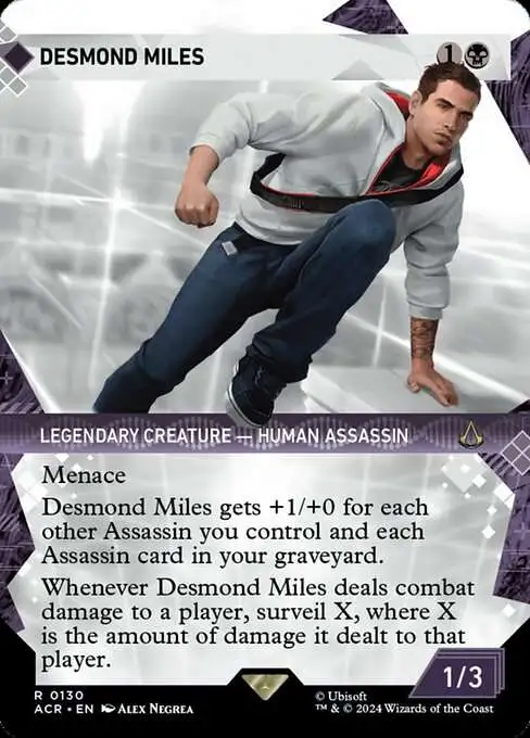 Magic The Gathering Assassins Creed Single Card Rare Desmond Miles 130  Showcase - ToyWiz