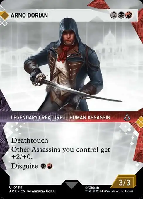 MtG Assassin's Creed Uncommon Arno Dorian #139 [Showcase]