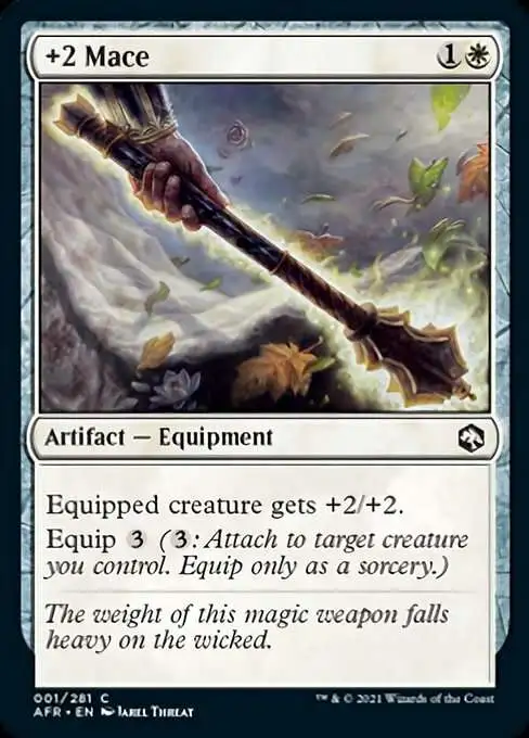 Magic The Gathering Trading Card Game Adventures in the Forgotten Realms  Single Card Common 2 Mace 1 FOIL - ToyWiz