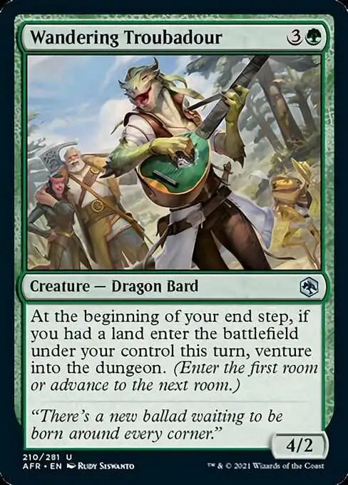 mtg adventures in the forgotten realms dungeon cards Magic: Gathering The Bundle Artifact Land Dungeon Descent (Dungeon Module) -